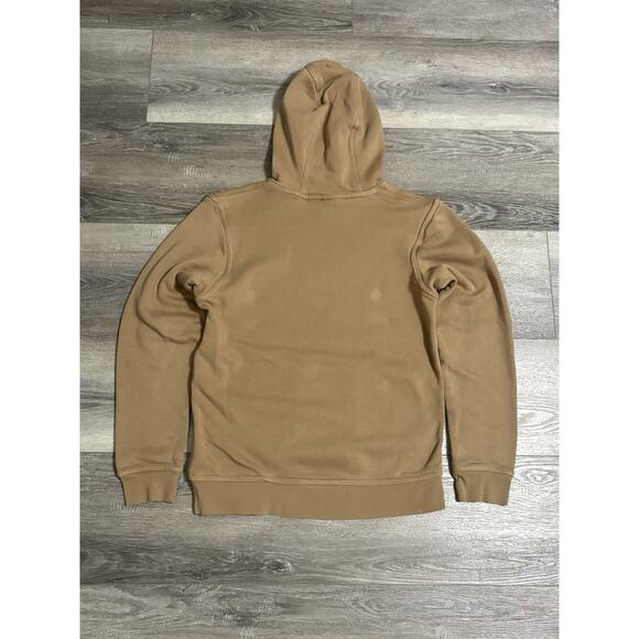 Nike Swoosh Logo Brown Hoodie Sweatshirt Casual Y2K Skater Streetwear Men Medium - Picture 8 of 8